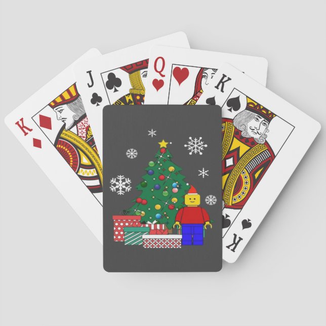  Christmas Tree Baseball  Playing Cards (Back)