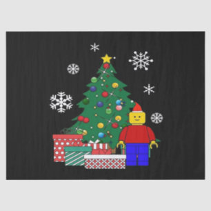 Christmas Tree Baseball Tissue Paper