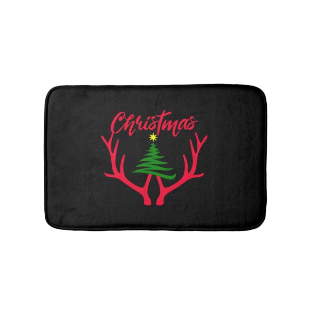 Christmas tree             bath mat (Front)