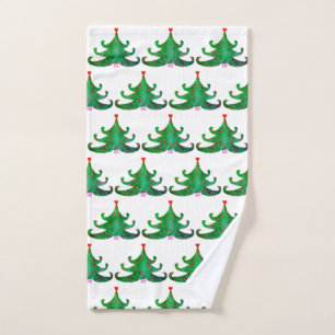 Christmas Tree Bath Towel Set