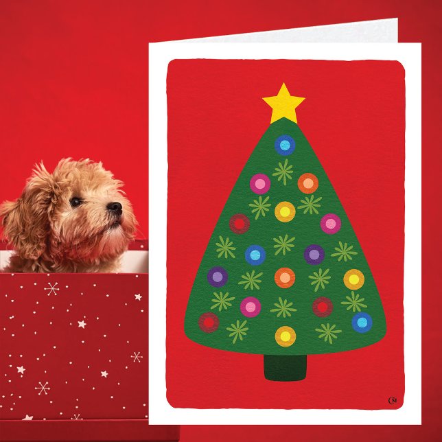 Christmas Tree Blank Card (Creator Uploaded)