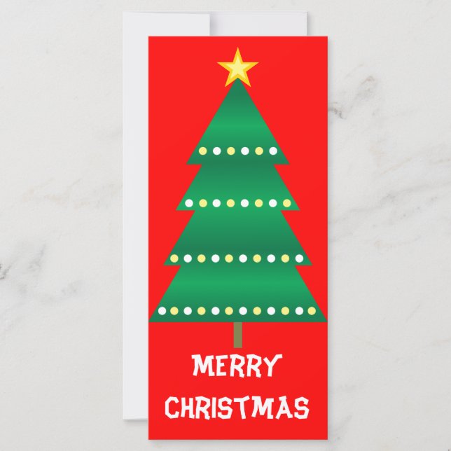 Christmas Tree Bookmark (Front)