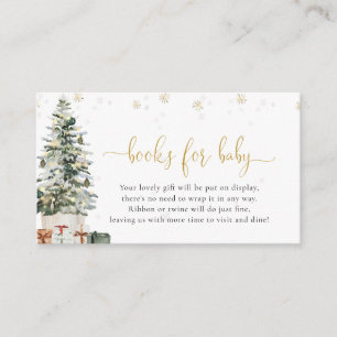 Christmas Tree Books For Baby Enclosure Card