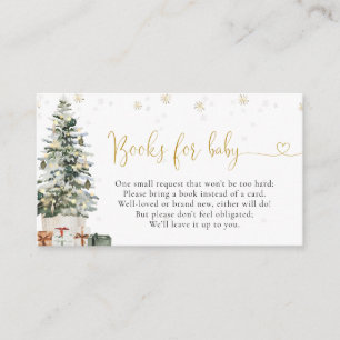 Christmas Tree Books For Baby Enclosure Card