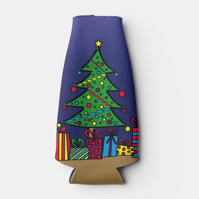 Christmas tree bottle cooler (Front)