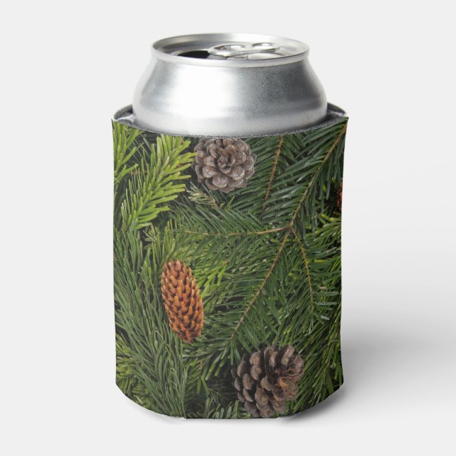 Christmas Tree Branches Can Cooler (Can Front)