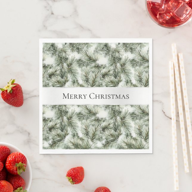 Christmas Tree Branches Napkin (Insitu)
