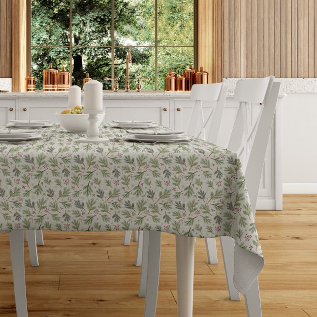 Christmas Tree Branches Tablecloth (Creator Uploaded)