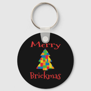 Christmas Tree Brick Master Builder Brick Set Bloc Key Ring