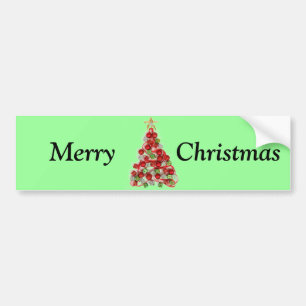 Christmas Tree Bumper Sticker