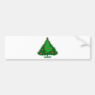 Christmas Tree Bumper Sticker