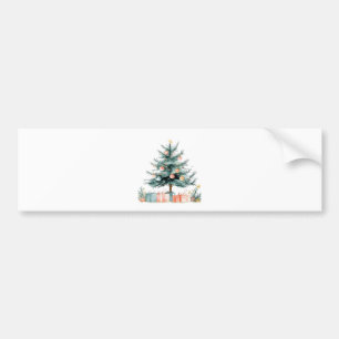 Christmas tree  bumper sticker