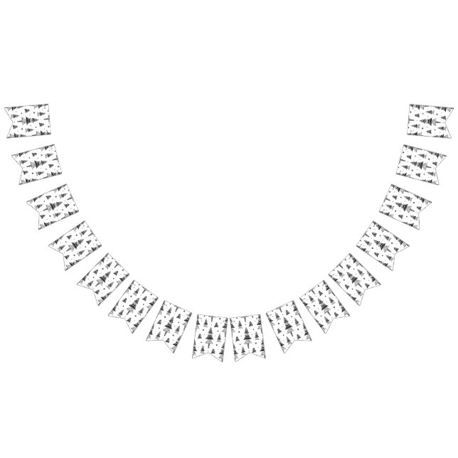 Christmas tree   bunting  (All)