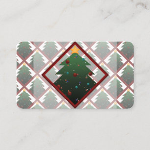 Christmas Tree Business Card
