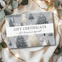 CHRISTMAS TREE BUSINESS CERTIFICATE gift for you