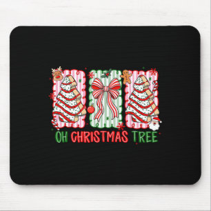 Christmas Tree Cake Funny Quote Oh Christmas Tree  Mouse Mat