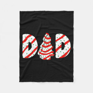 Christmas Tree Cake Matching Family Party Pajama D Fleece Blanket