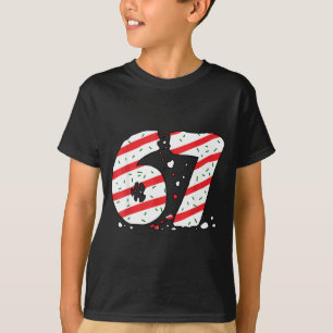 Christmas Tree Cakes 67 Meme Gen Alpha Slang Kids T-Shirt