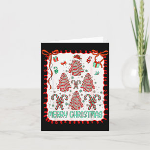 Christmas Tree Cakes Funny Debbie Becky Jen Cake L Card