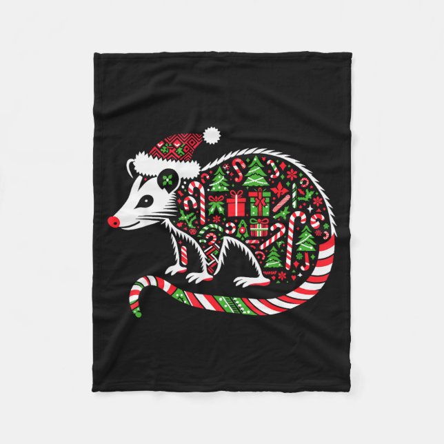 Christmas Tree Candy Ssum Santa Christmas Womens M Fleece Blanket (Front)