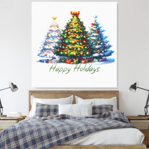 Christmas tree  canvas print