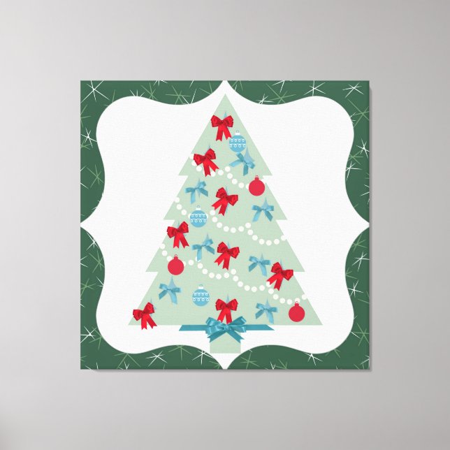 Christmas Tree Canvas Print (Front)