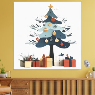 Christmas tree  canvas print