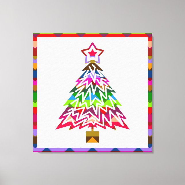 Christmas Tree Canvas Print (Front)