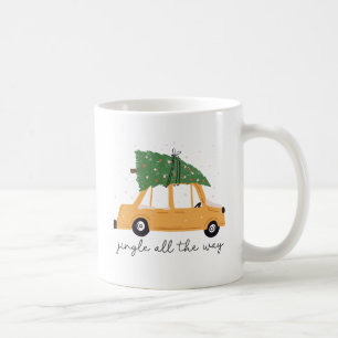 Christmas Tree Car Jingles On The Way Coffee Mug