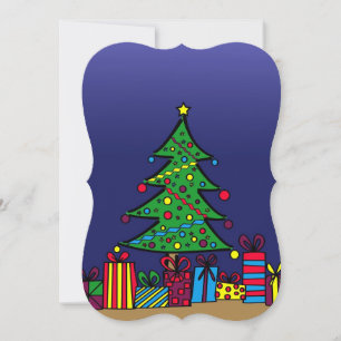 Christmas tree card