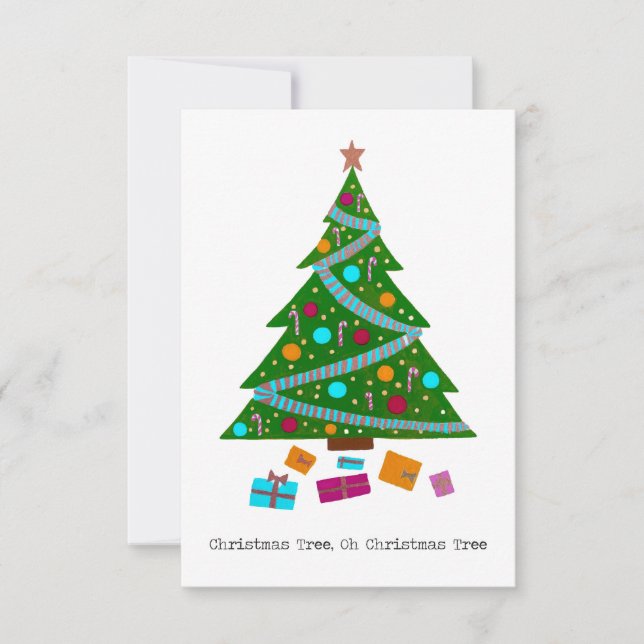 Christmas Tree Card (Front)