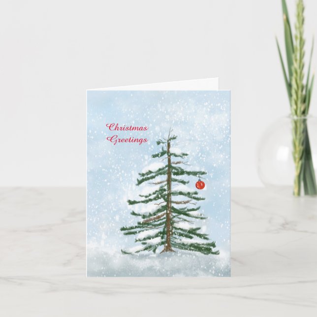 Christmas Tree Card (Front)