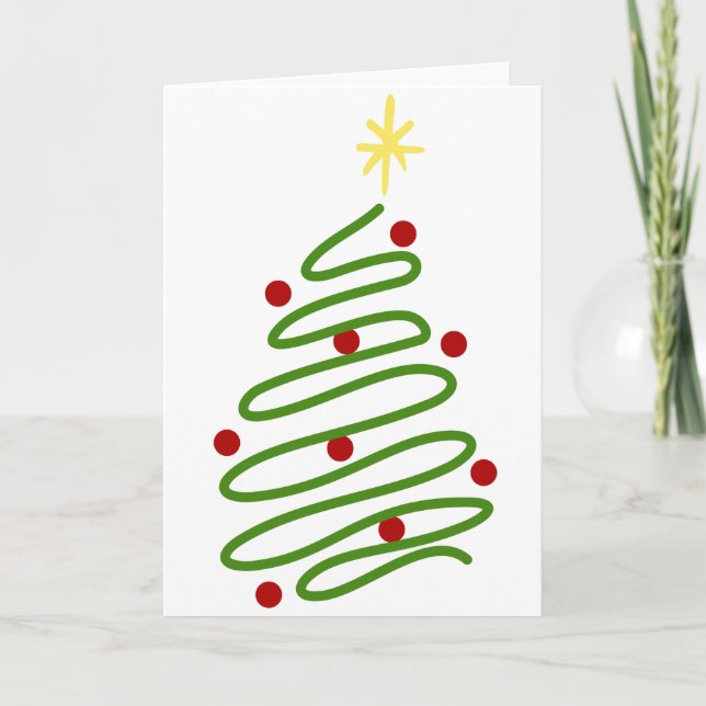 Christmas Tree Card (Front)