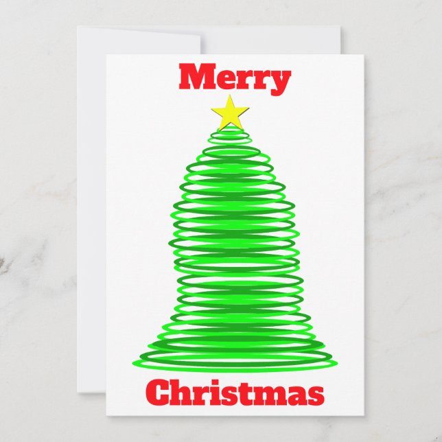Christmas Tree Card (Front)