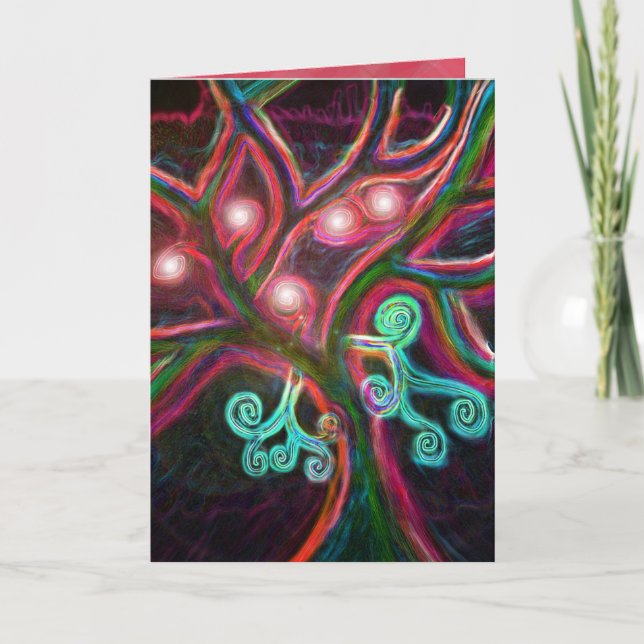 Christmas tree card (Front)