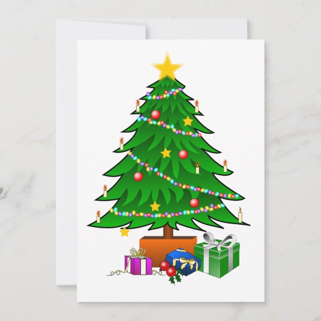 Christmas Tree Card (Front)