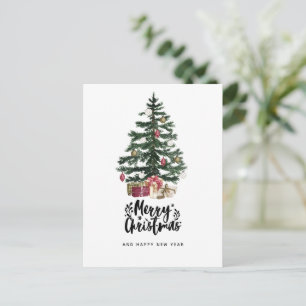 Christmas Tree Card Merry Christmas Holidays