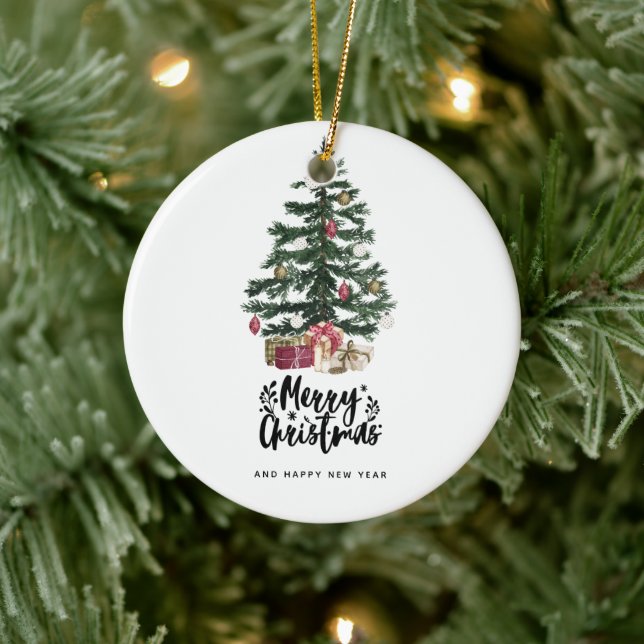  Christmas Tree Card Merry Christmas Holidays Ceramic Tree Decoration (Tree)