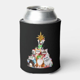 christmas tree cats can cooler