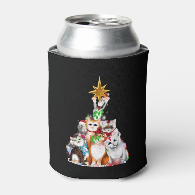 christmas tree cats can cooler (Can Front)