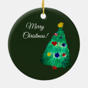 Christmas Tree Ceramic Ornament
