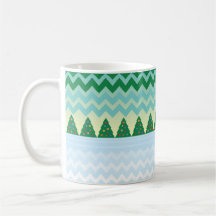 Christmas Tree Chevron Scene