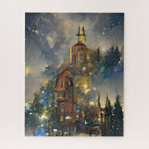 Christmas Tree, Christmas Church Jigsaw Puzzle