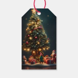Christmas Tree Christmas Holiday Gift Tag
