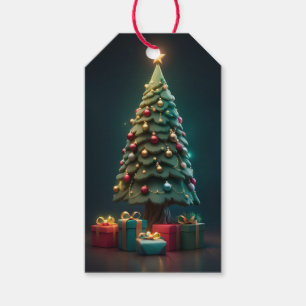 Christmas Tree Christmas Holiday Gift Tag