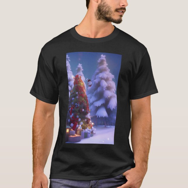 Christmas tree Christmas is approaching friends T-Shirt (Front)