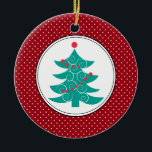 Christmas Tree Christmas Ornaments<br><div class="desc">This elegant ornament can be totally personalised by you to make a wonderful holiday gift for anyone on your shopping list!
Artwork by Sarah Paris</div>