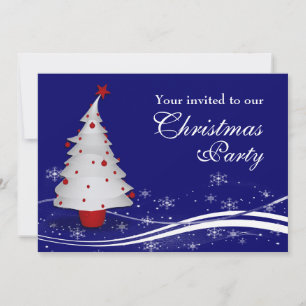 Christmas Tree Christmas Party Invitation