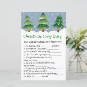 Christmas tree christmas song quiz game