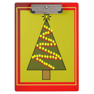 Christmas Tree Clipboard